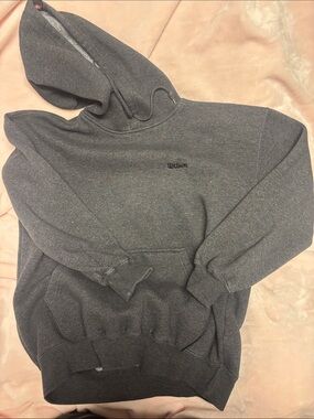 Wilson Charcoal Gray Hooded Sweatshirt